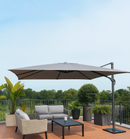 Ombrellone Guinea 4x4 Grigio