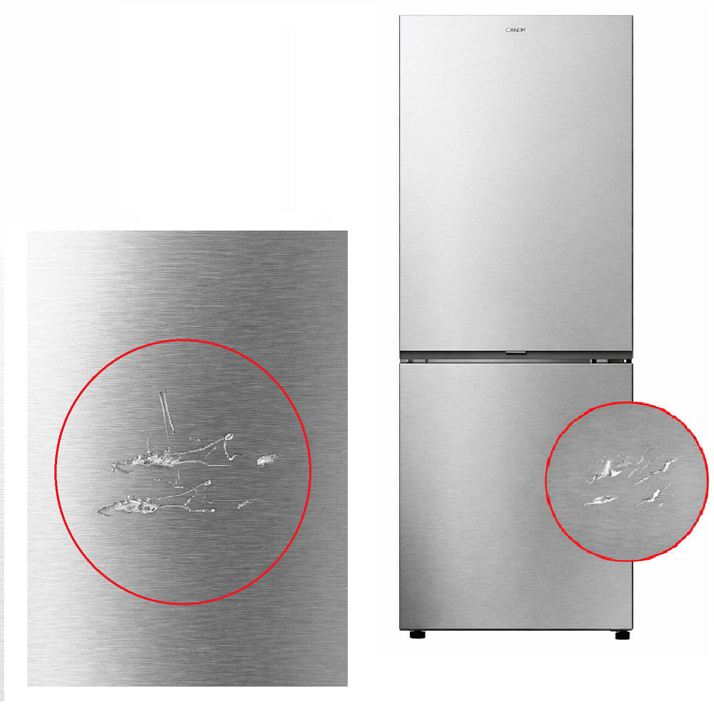 FRIGO COMBI CANDY 185X60 INOX NO FROST Outlet imperfezioni estetiche