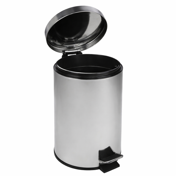 Pattumiera Inox 12lt Con Pedale . H39