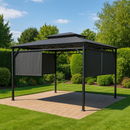 Gazebo Cubo Antracite 3x3m