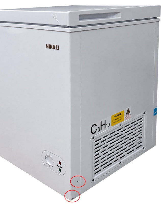 Congelatore Outlet Orizzontale Nikkei KNCO400 LT 400 Classe E- Imperfezioni Estetiche
