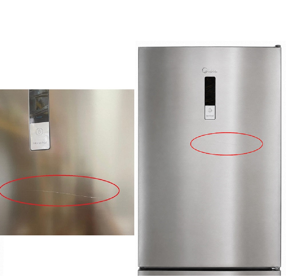Frigo Outlet Combi Midea Classe D  Inox Mdrb424fgd46 - Imperfezione Estetica