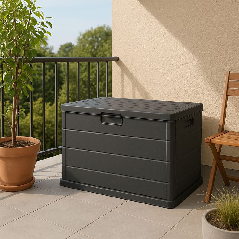 Baule Beta 200lt Resina Antracite 77,8x54,8x52 Cm