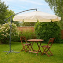 Ombrellone 3m Compasso Bianco Accia