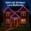 Luci Di Natale 1000 Led Da Esterno Multicolor