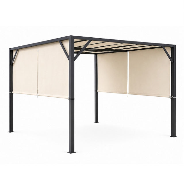 Gazebo Cubo Antracite 3x4m
