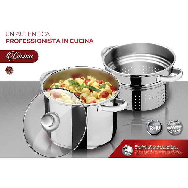 aeternum pentola per pasta diletta 22cm y0vepsn220 aeternum ean 8002617966443