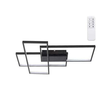 aigostar plafoniera a led geometrica 38w nera ean 8433325407629