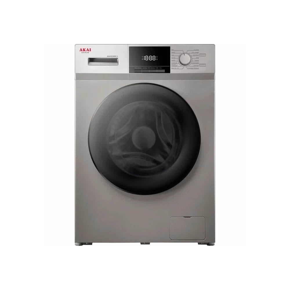 akai lavatrice 12kg akai aqua1265as silver ean 8056746669942