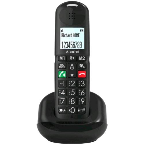 alcatel cordless alcatel nero tasti grandi ean 3700601428391