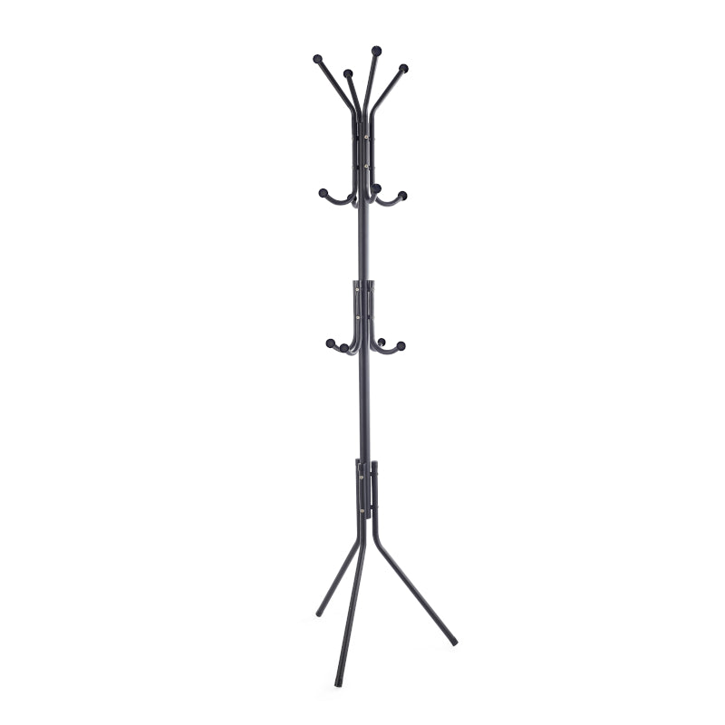 aneta appendiabiti adam in ferro nero 42x37x171cm ean 9972016356215