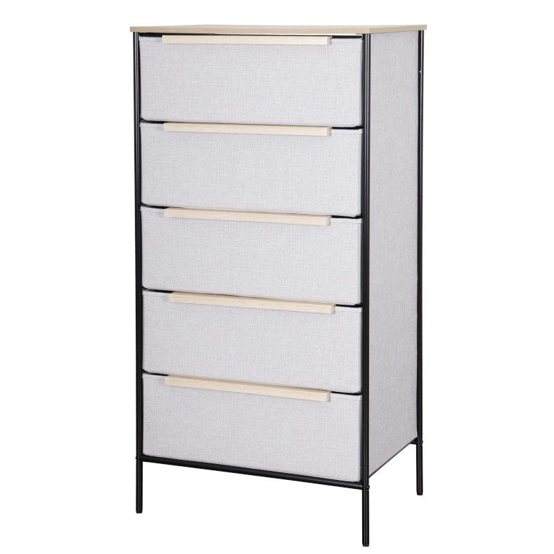 aneta mobiletto siviglia 5 cassetti beige 59x40x116cm ean 9972016707161