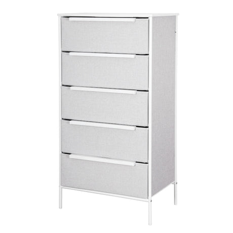 aneta mobiletto siviglia 5 cassetti bianco 59x40x116cm ean 9972016707178