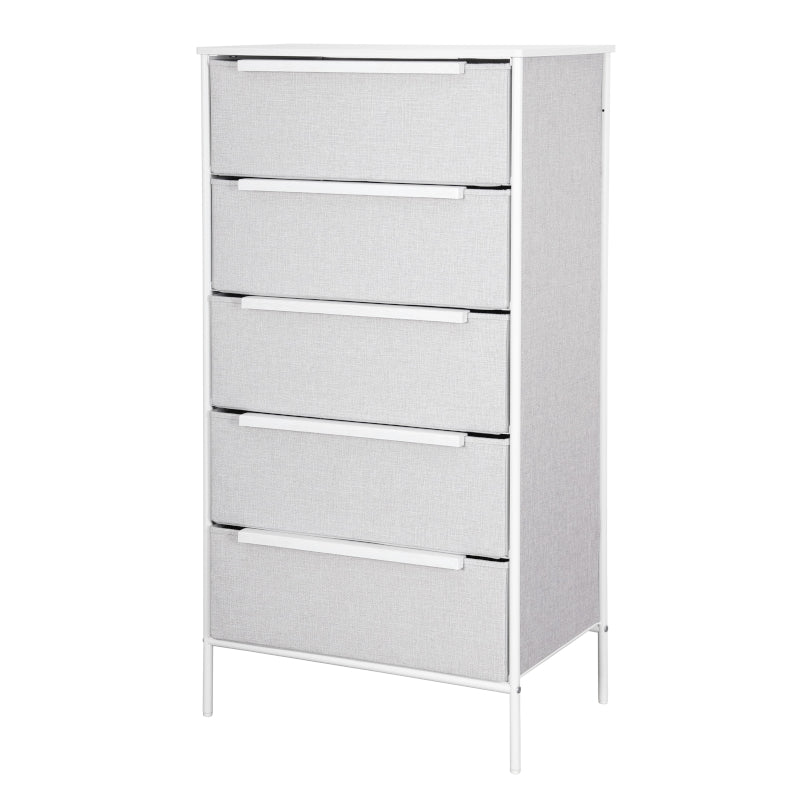 aneta mobiletto siviglia 5 cassetti bianco 59x40x116cm ean 9972016707178
