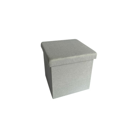 aneta pouf contenitore tes in tessuto ecru 38x38x38cm ean 9972016736246