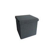 aneta pouf contenitore tes in tessuto grigio 38x38x38cm ean 9972016736260