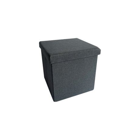 aneta pouf contenitore tes in tessuto grigio 38x38x38cm ean 9972016736260