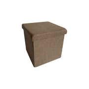 aneta pouf contenitore tes in tessuto tortora 38x38x38cm ean 9972016736253