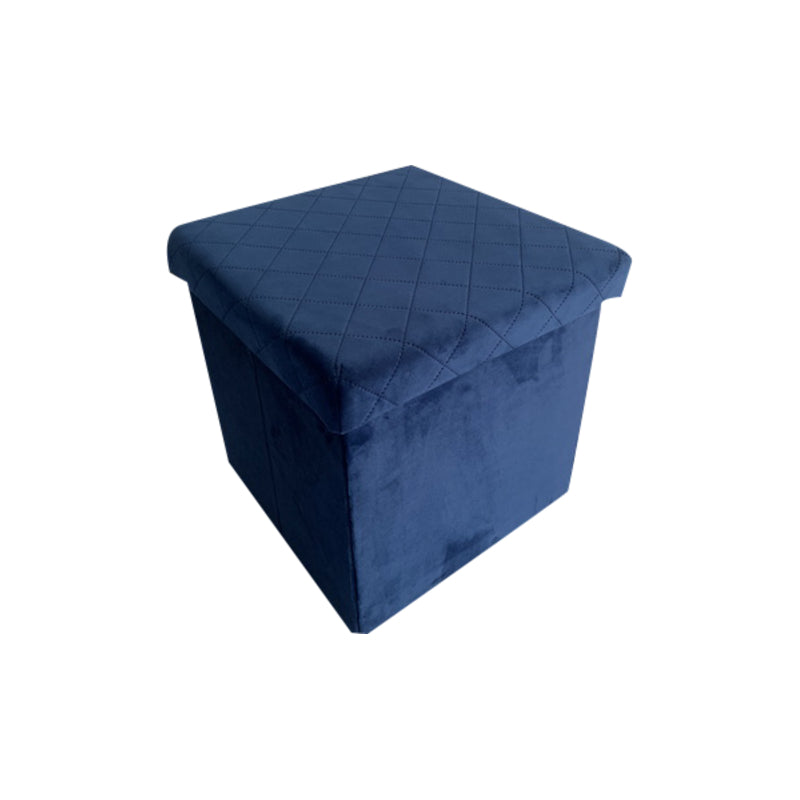 aneta pouf velvet in velluto blu 38x38x38cm ean 9972016736307