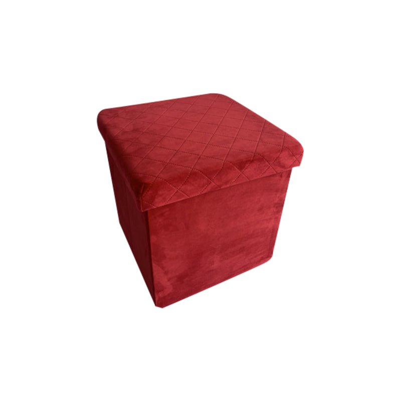 aneta pouf velvet in velluto bordeaux 38x38x38cm ean 9972016736284