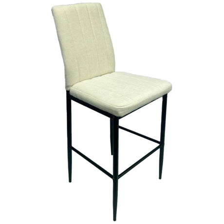aneta sgabello arredo juliette in tessuto bianco ean 9972016760296