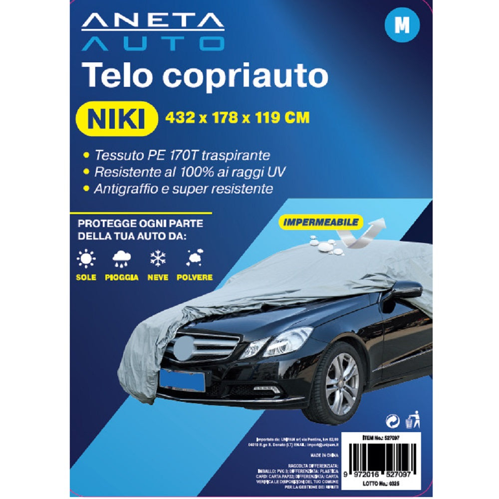 aneta telo copriauto niki 432x178x119 cm ean 9972016527097