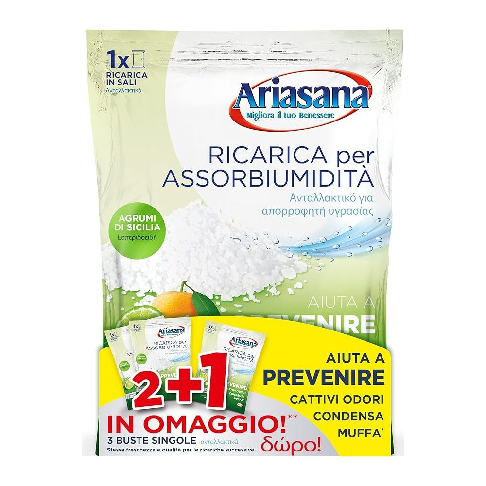 ariasana kit ariasana ricariche agrumi 3x2 da 450 gr ean 8004630921188