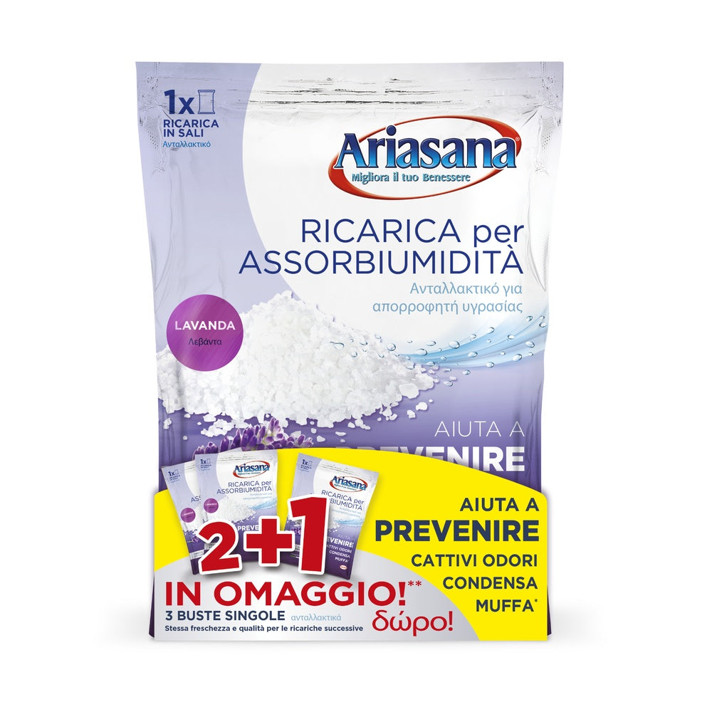 ariasana kit ariasana ricariche lavanda 3x2 da 450 gr ean 8004630921164