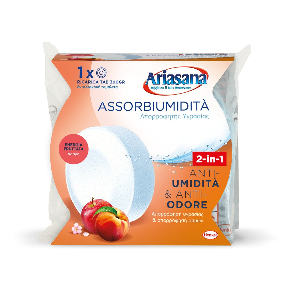 ariasana ricarica power tab agrumi ariasana 300 gr ean 8004630917969