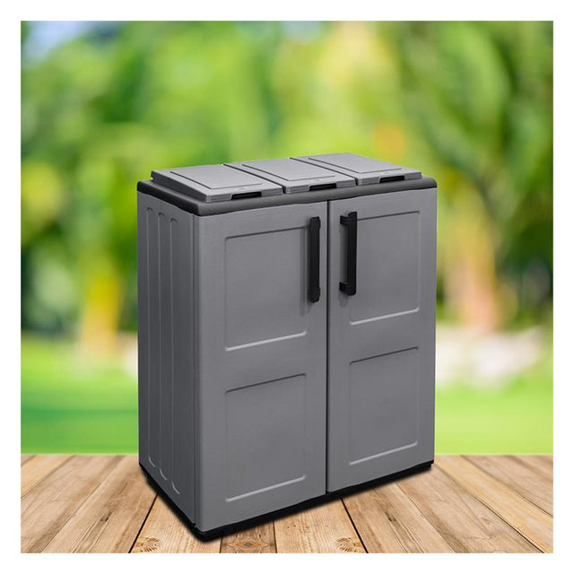 art plast mobile esterno pattumiere 68x37x84 3 coperchi ean 8010693124909