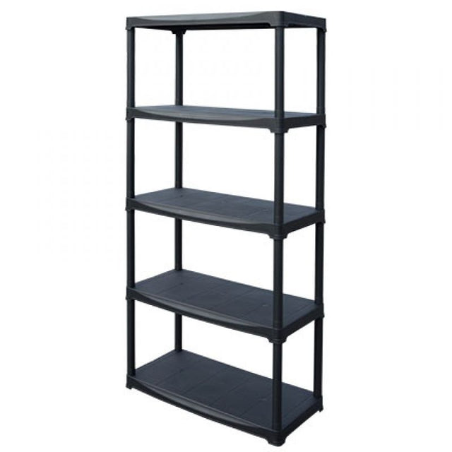 art plast scaffale in resina 5 ripiani nero 90x40x183 cm ean 8010693115143