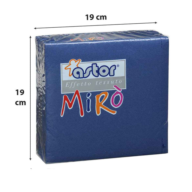 astor tovaglioli 2 veli 38x38 40pz blu ean 8000875019222