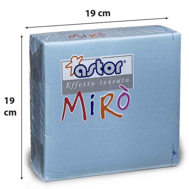 astor tovaglioli 2 veli 38x38 40pz celeste ean 8000875019123