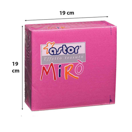 astor tovaglioli 2 veli 38x38 40pz fucsia ean 8000875019208