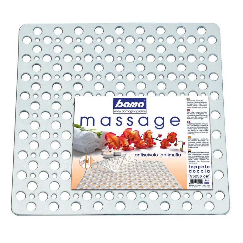 immagine-1-bama-tappeto-doccia-massage-53x53-bianco-70100-ean-8007633701009