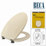 beca copriwater universale champagne in mdf ean 8056684778423
