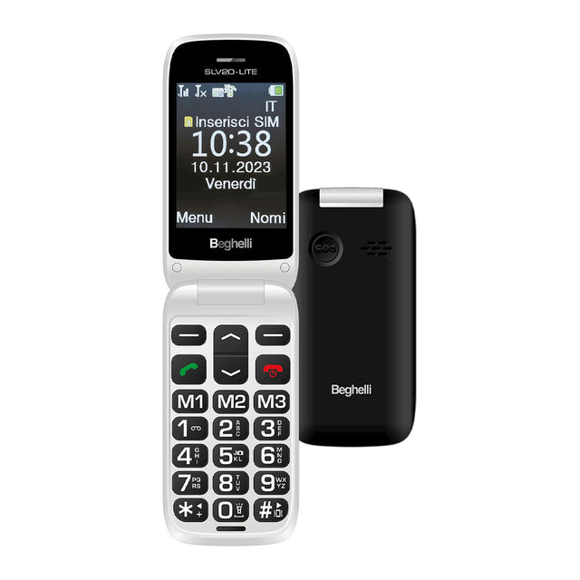 beghelli cellulare beghelli 28 flip senior slv20n lite ean 8002219912558
