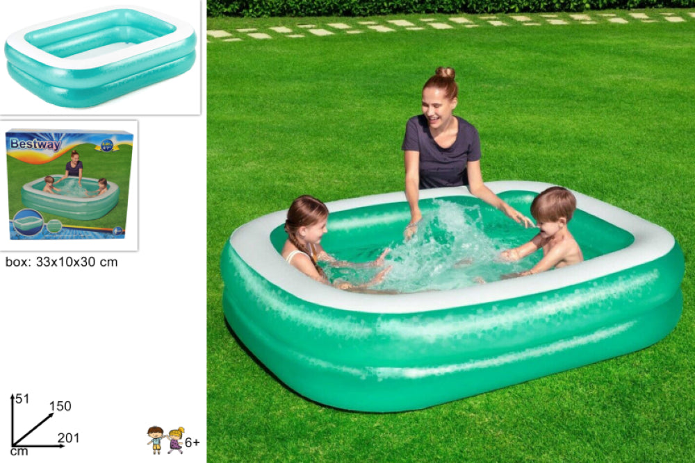 bestway bestway piscina gonfiabile family 201x150x51cm ean 6942138967982