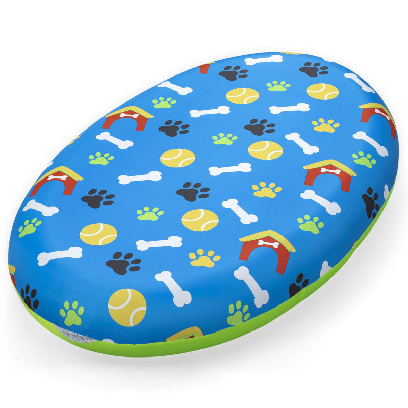 Materassino Gonfiabile Da Piscina Doppio Con Poggiatesta, Portabibite E Cuscino Removibile, 210x150 Cm, In PVC Spesso 0,3 Mm, Per Spiaggia E Relax