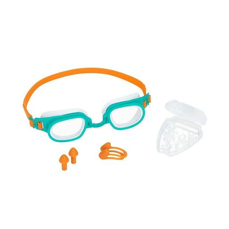 bestway set occhialini tappi orecchie e clip naso bambini ean 6941607331415