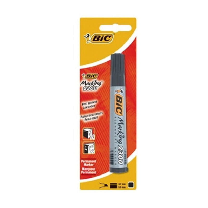 immagine-1-bic-italia-marker-2300-bic-nero-punta-scalpello-ean-3086122301093
