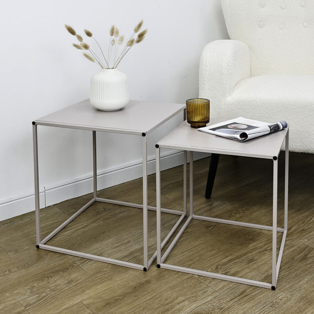 bizzotto set 2 tavolino alrik beige ean 8051836769021