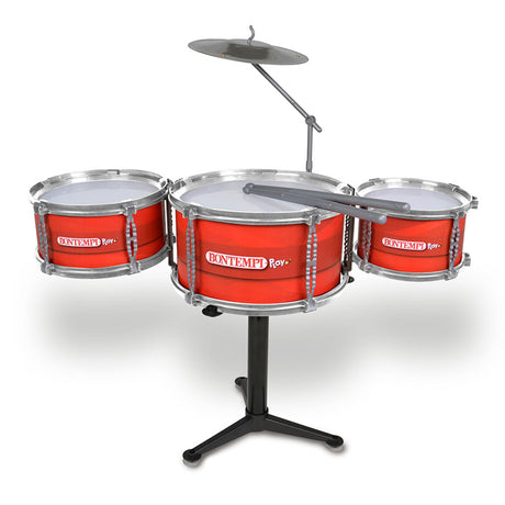 immagine-1-bontempi-batteria-drum-set-con-3-tamburi-e-piatti-ean-0047663052373