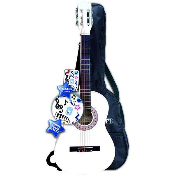 bontempi chitarra in legno bianco borsa bontempi gsw92 3 ean 0047663115337