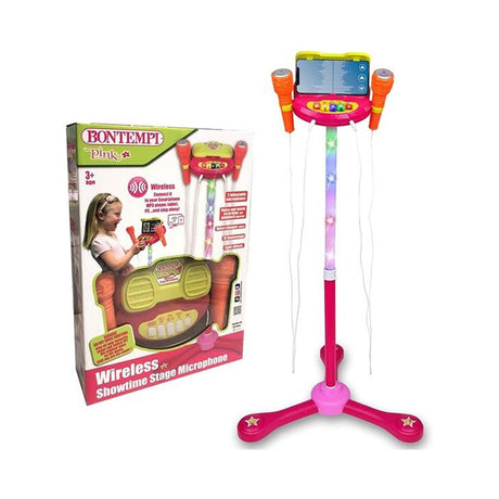 bontempi microfono doppia asta e luci 42 1472 ean 0047663339535