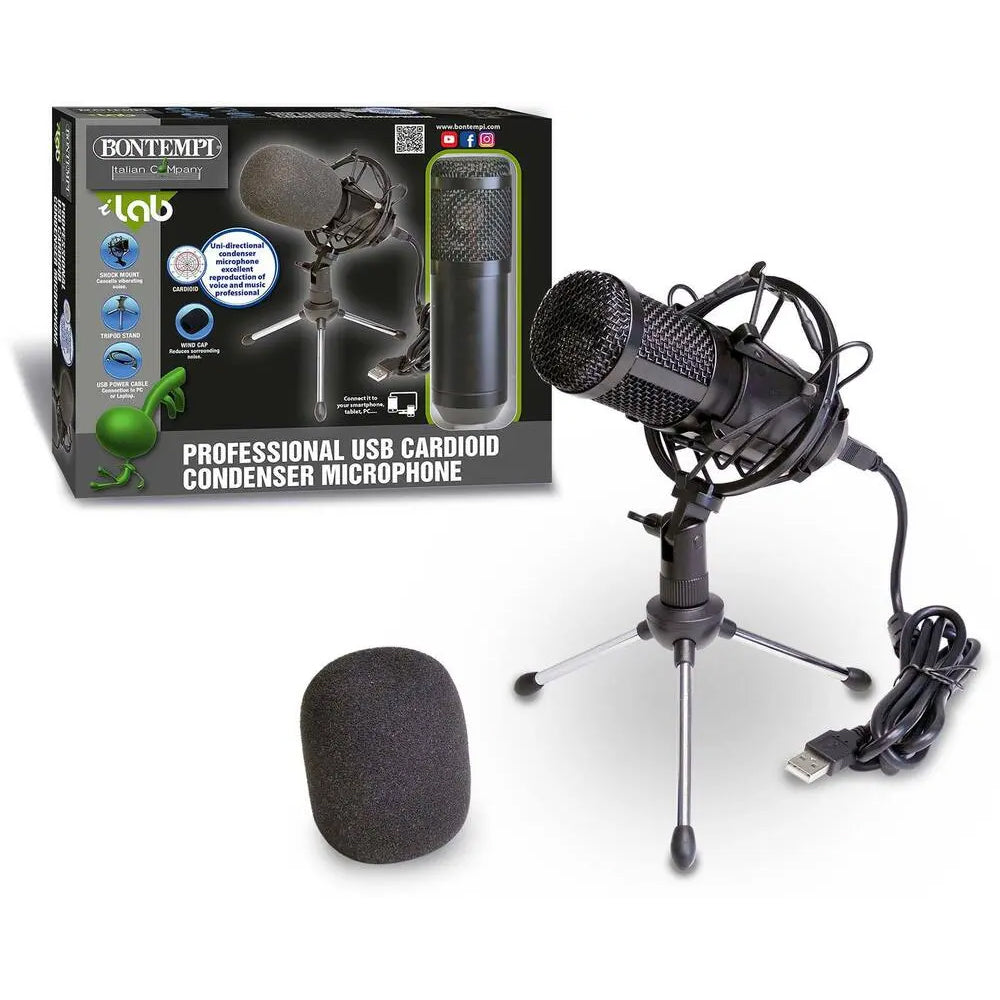 bontempi microfono professionale a condensatore ean 0047663367439