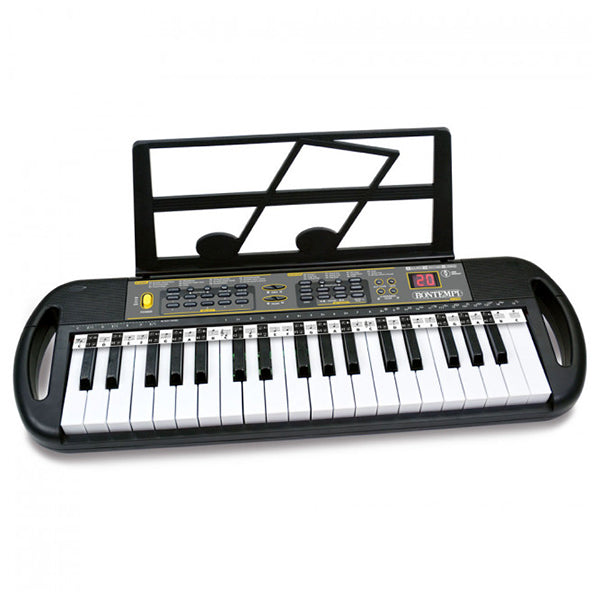 immagine-1-bontempi-tastiera-37-tasti-con-display-lcd-e-leggio-153790-ean-0047663335353