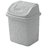 immagine-1-brand-pattumiera-plastica-flower-5lt-grigio-ean-8056684773008
