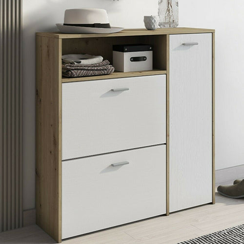 SCARPIERA NIKI 3 ANTE ARTIS-BIANCO 91,5X27X94 CM