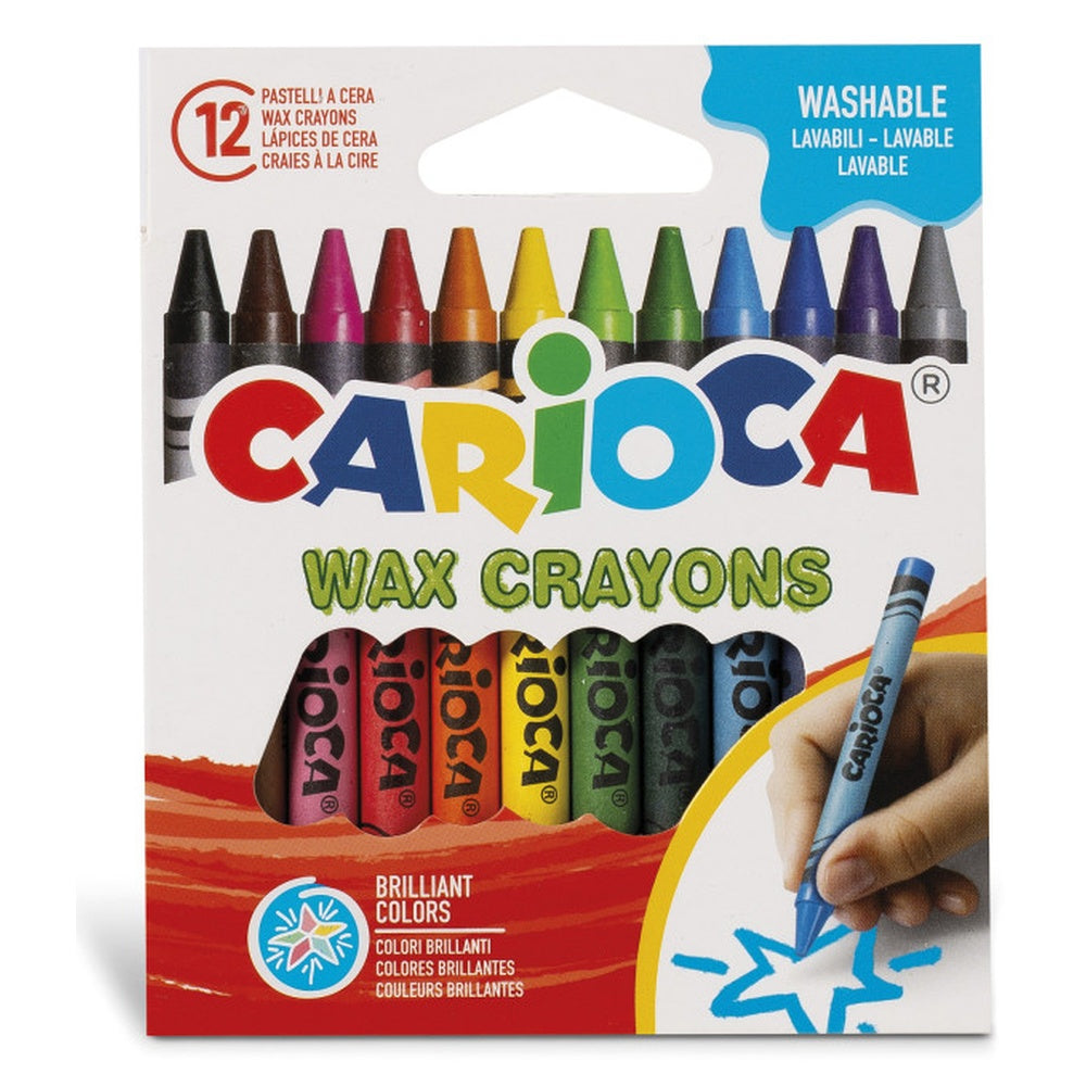 carioca pastelli a cera carioca 12 pz ean 8003511423650